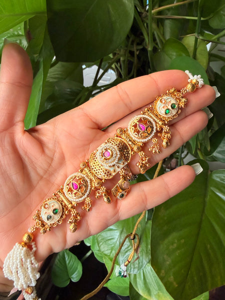 HERITAGE Meenakari Choker Necklace Set