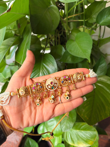 HERITAGE Meenakari Choker Necklace Set