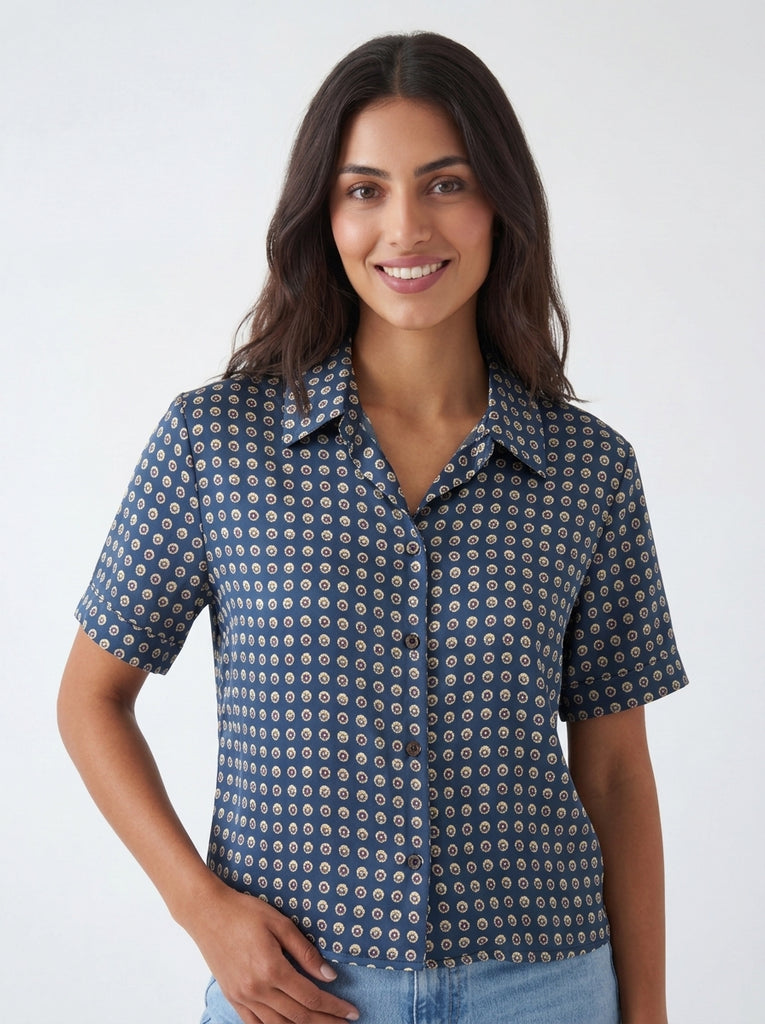 ZEN Indigo Spring Shirt