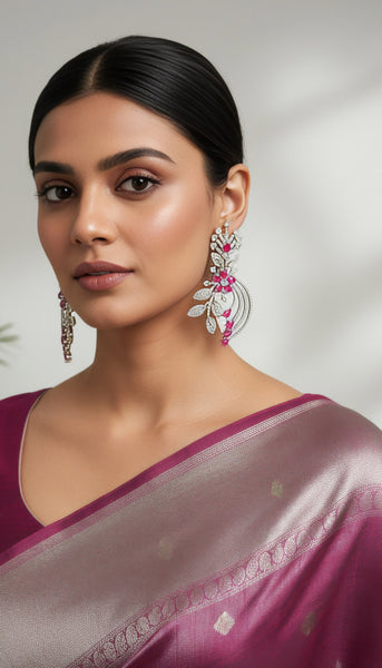 Ruby AD Earrings