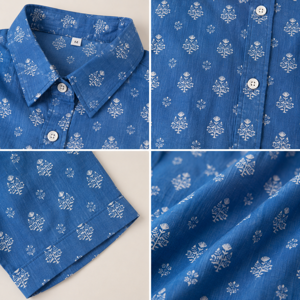 ZEN Blue Fern Shirt