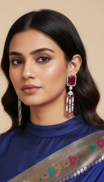Ruby AD Earrings