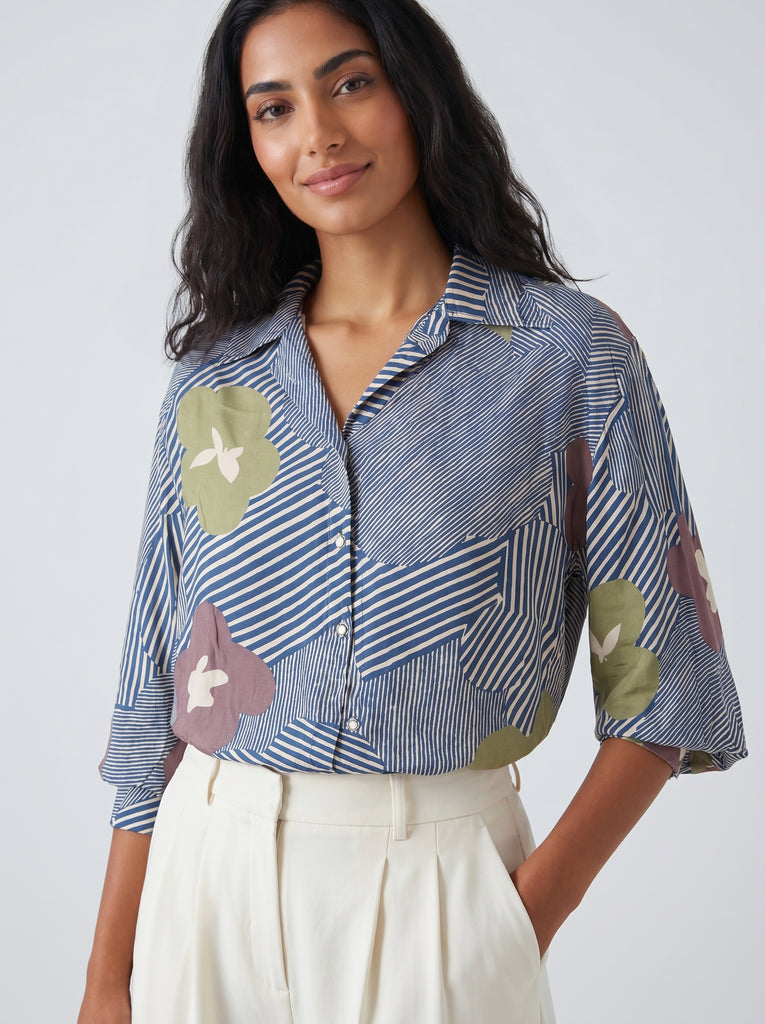ZEN Bluebell Stripe Shirt