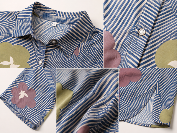 ZEN Bluebell Stripe Shirt