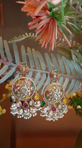 Multi-Coloured Antique Earrings x 4 Designs