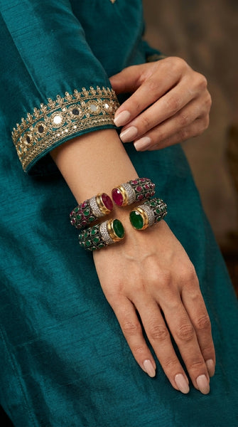 Rajwadi Style Openable Kadas - Free Size