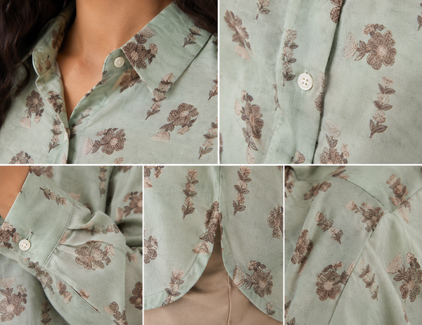 ZEN Antique Sage Meadow Shirt