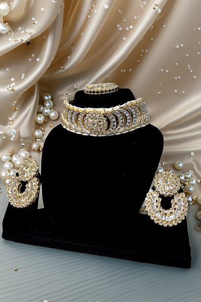 VIVAH Polki Kundan Choker Necklace Set