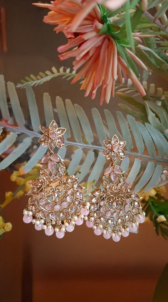 Pink Antique Earrings