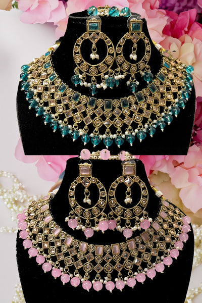 Antique Fine Polki Design Necklace