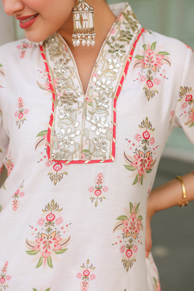 Off white Gotta Floral Palazzo Suit - L/XXL