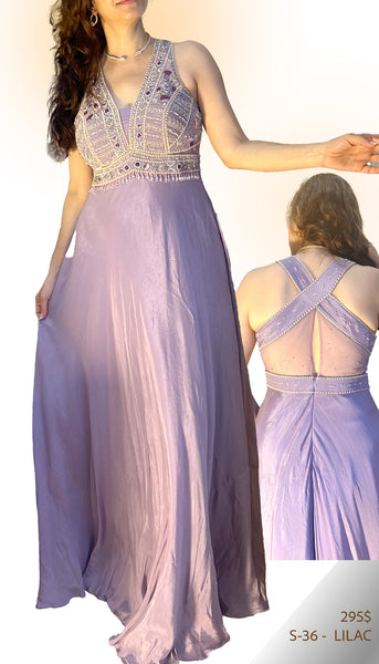 DIVA Lilac Evening Gown - S