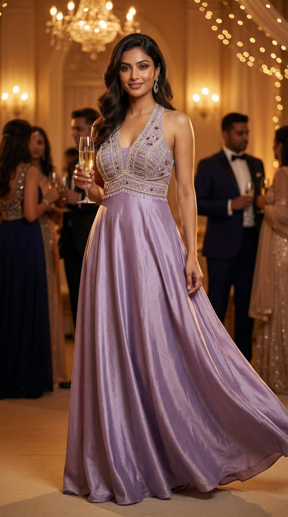 DIVA Lilac Evening Gown - S