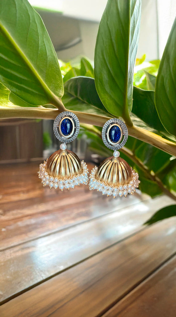 Traditional Gold Jhumki Earrings