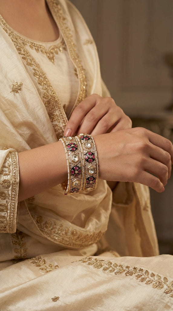 Heritage Meenakari Openable Kadas