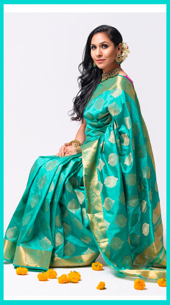 Green Silk Saree