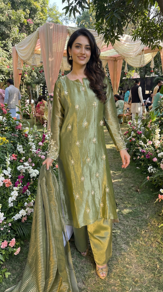 Olive Green Suit Set - XXL