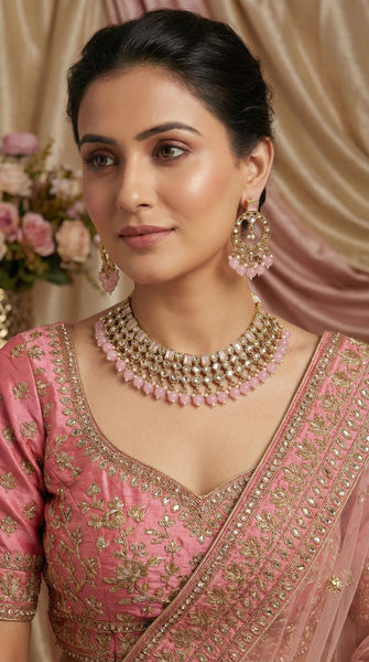 Antique Fine Polki Design Necklace x 3 Shades