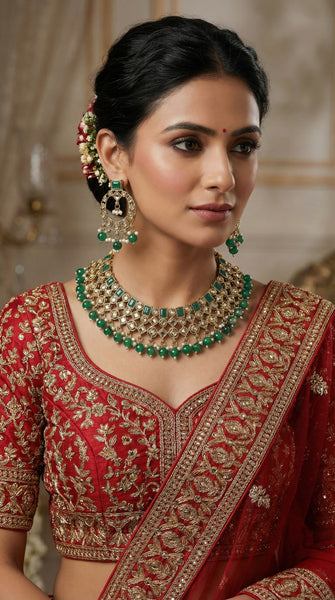 Antique Fine Polki Design Necklace x 3 Shades