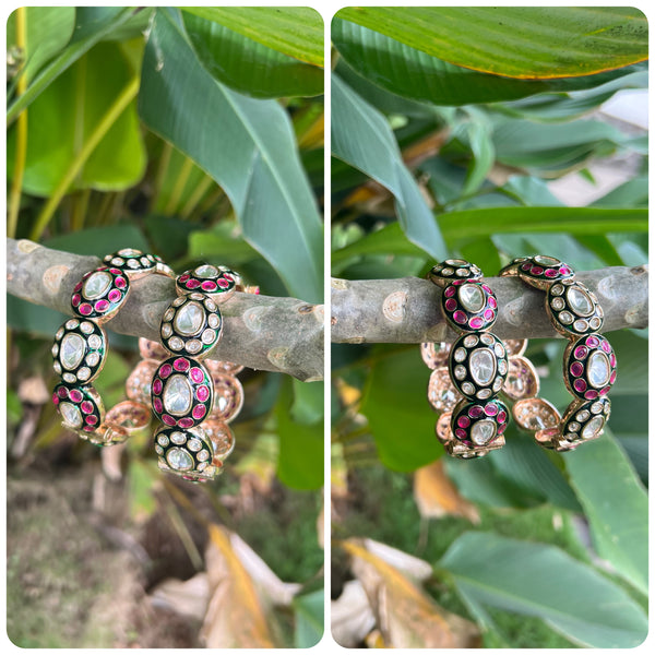 Heritage Meenakari Openable Kadas