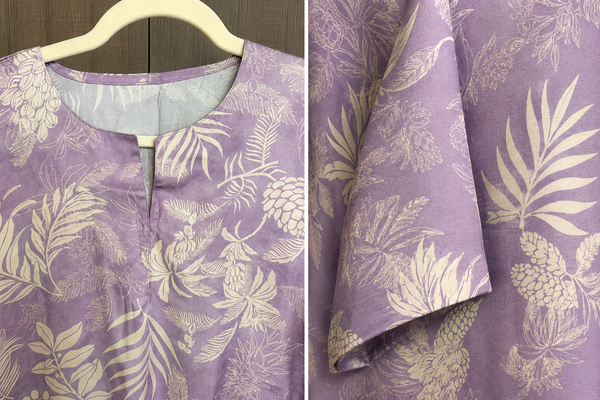 AUREVA Lilac Silk Floral Co-ord - XL TO XXL