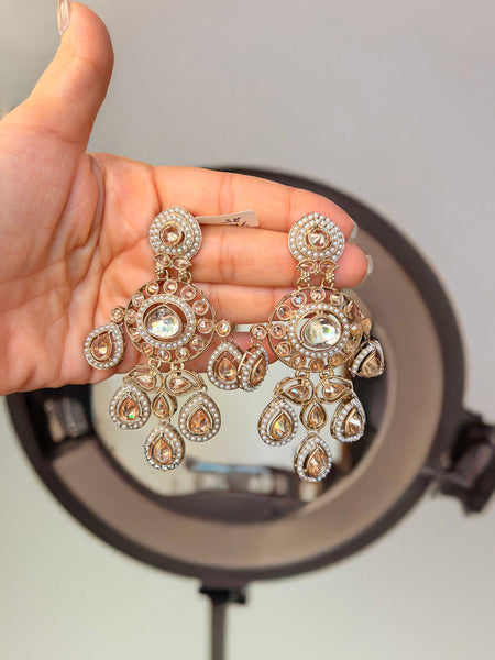 MEERA Antique Dangler Rani Earrings