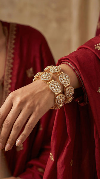 Fine Kundan Openable Kadas