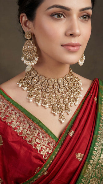 Heritage Grand Pearl Choker Necklace Set