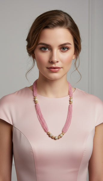 KIARA Beaded Long Necklace Set - 3 Designs