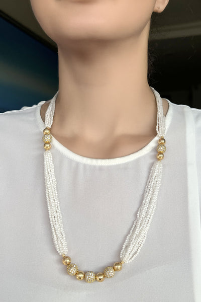 KIARA Beaded Long Necklace Set - 3 Designs