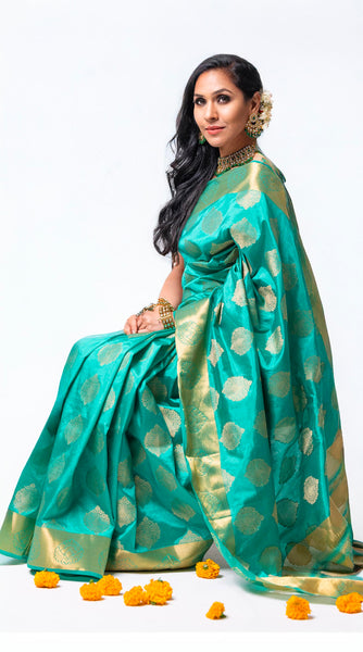 Green Silk Saree