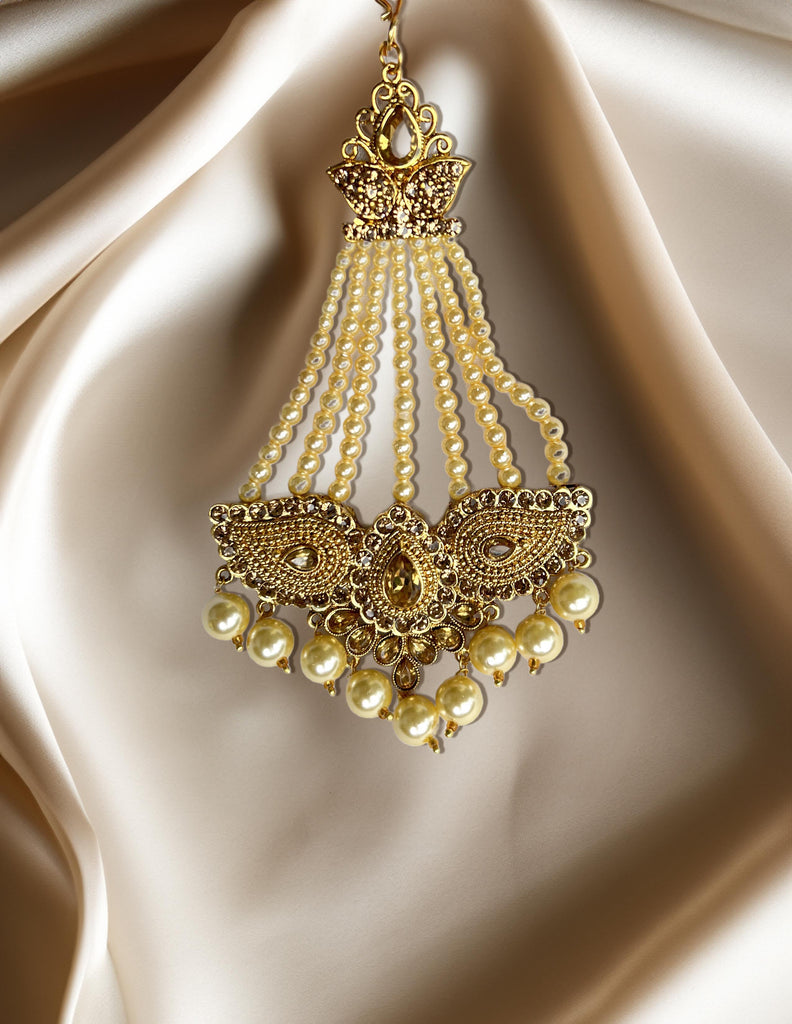 Antique Gold Pearl Passa