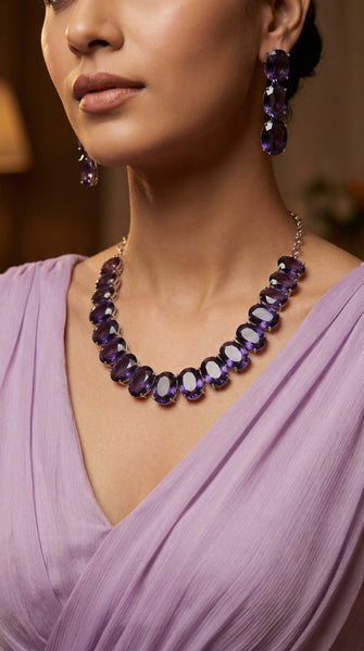 Vibrant Stone Necklace Set x 2 Shades