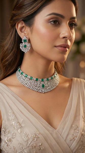 Choker AD Necklace Set