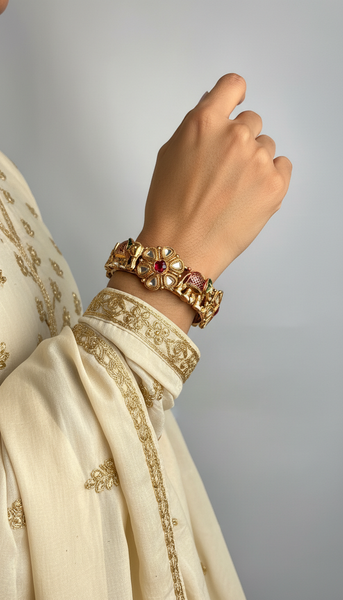 Heritage Meenakari Openable Kadas