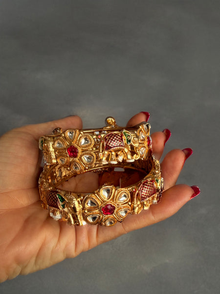 Heritage Meenakari Openable Kadas