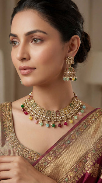 Heritage Multicolour Necklace Set