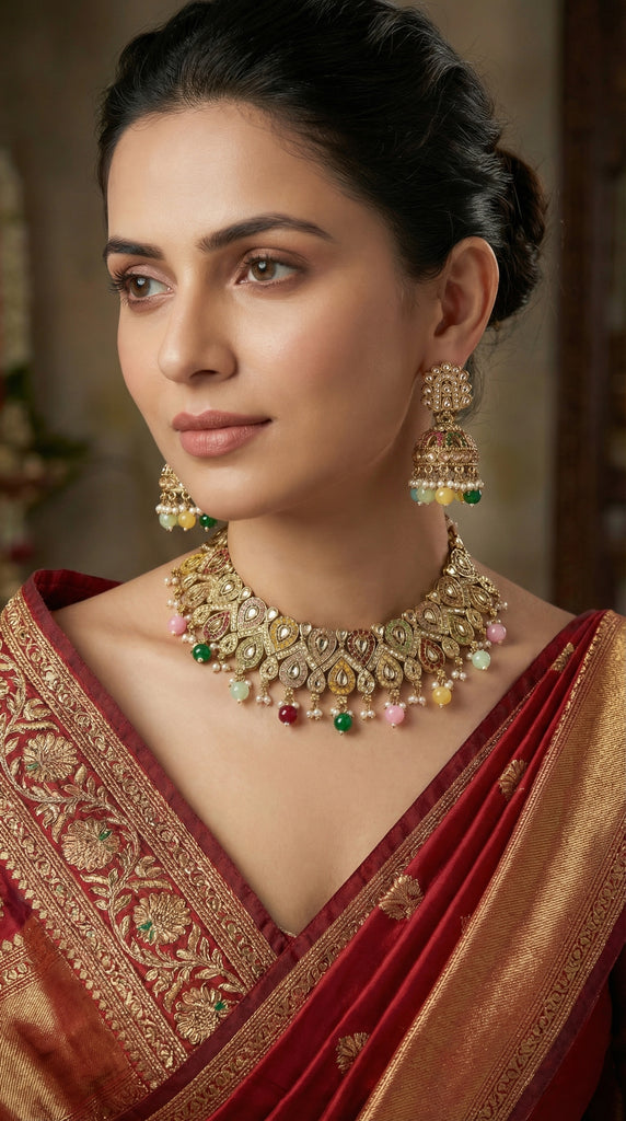 Heritage Multicolour Necklace Set