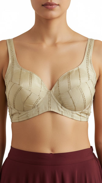 Ivory Embroidered Blouse 34/36/38