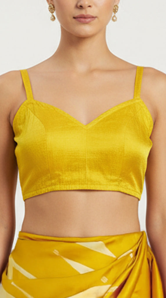 Yellow Spaghetti Strap Blouse 34/36