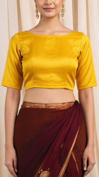 Yellow Silk Blouse 36/38