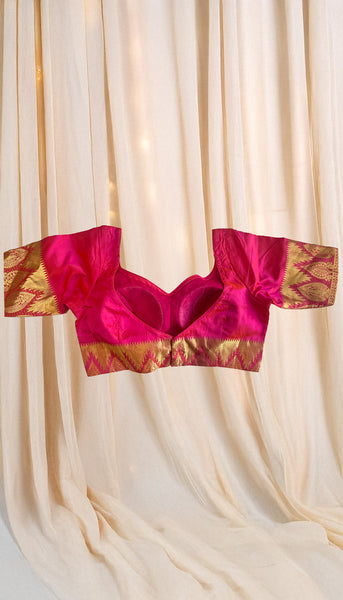 Pink Pure Silk Blouse 34/36/38