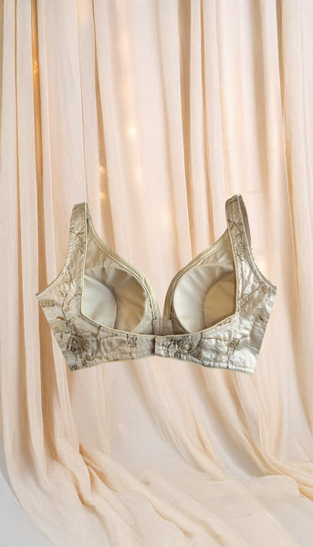 Shimmer Ivory Embroidered Blouse 34/36/38