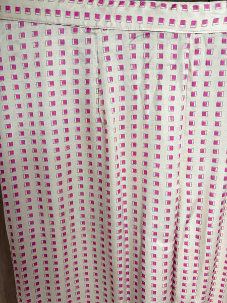 AUREVA Pink Silk Floral Co-ord - S TO L