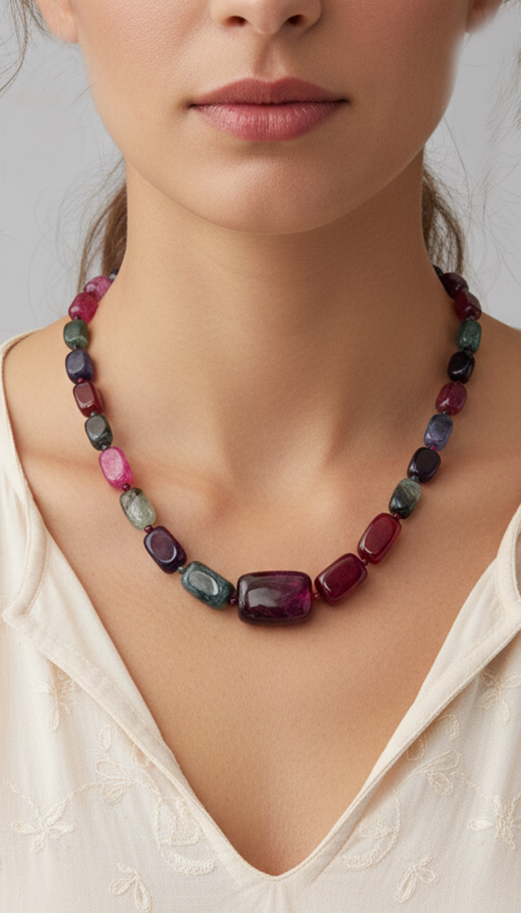 Beaded Necklace x 2 Shades