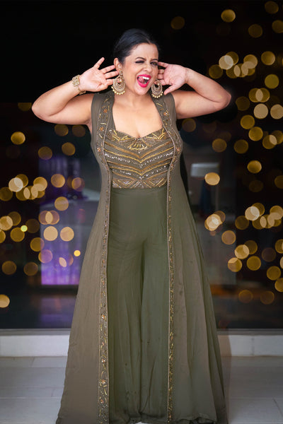 Olive Jacket Style - S