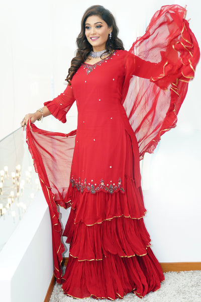 Red Layered Sharara