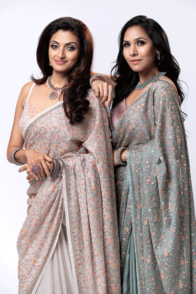 Embroidered Chiffon Sarees