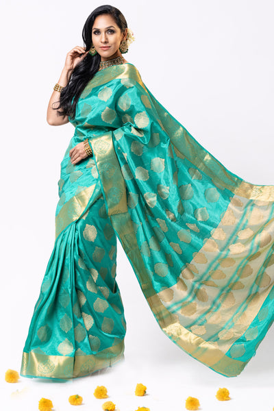 Green Silk Saree