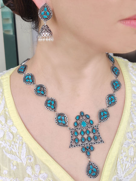 silver_oxidised_necklace